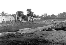 The Jallianwalla Bagh in Amritsar, 1919, months after the massacre